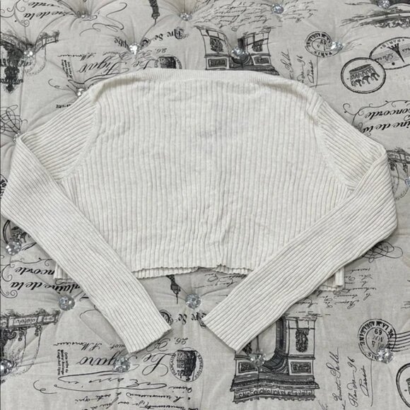 BP.  Cropped Ribbed Cardigan - Picture 10 of 10